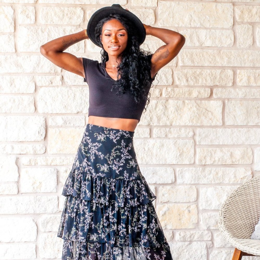 Deep V Crop Top